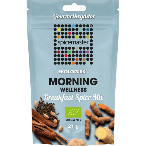 Krydda Morning Wellness påse Ekologisk 21g Spicemaster