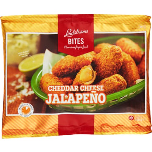 Cheddar cheese Jalapeño Fryst 250g Lindströms Bites