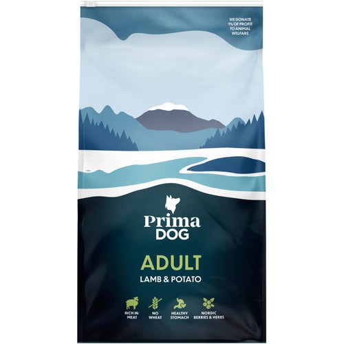 Hundmat Lamm Adult 10kg  AB PrimaDog