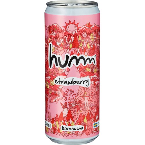 Kombucha 330ml Strawberry Humm
