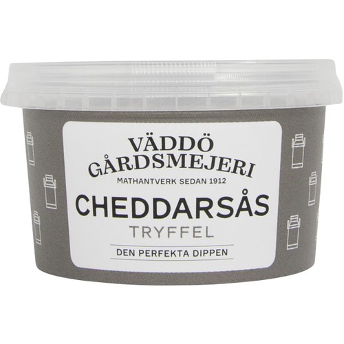 Cheddarsås Tryffel 200g Väddö Gårdsmejeri