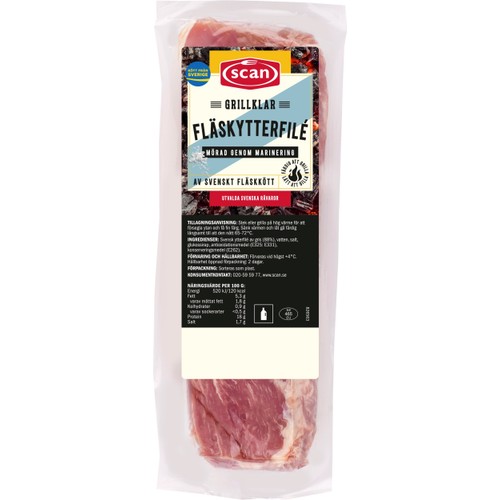 Fläskytterfilé Färsk Mörad ca 1kg Scan