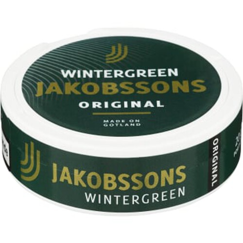 Wintergreen strong Portionssnus 20g Jakobsson´s