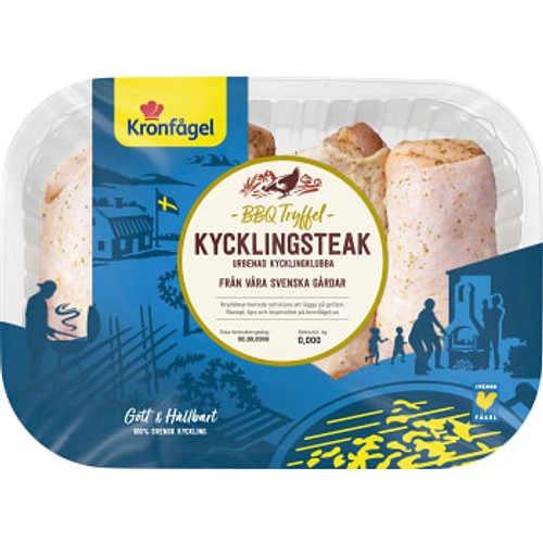 Kycklingsteak BBQ Tryffel ca 850g Kronfågel