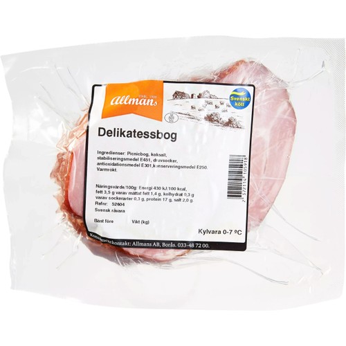 Delikatessbog ca 400g Allmans