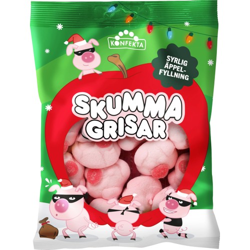 Godispåse Skumma grisar 120g Konfekta