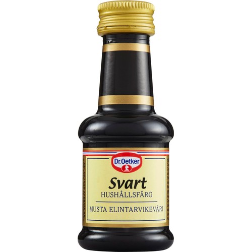 Hushållsfärg Svart 30ml Dr.Oetker