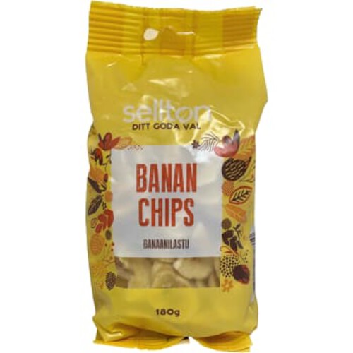 Bananchips 180g Sellton