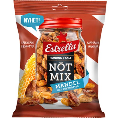 Nötmix Honung & Salt Mandel 175g Estrella
