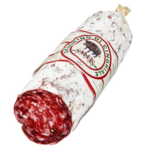 Vildsvinssalami i skivor ca 10g Salcis