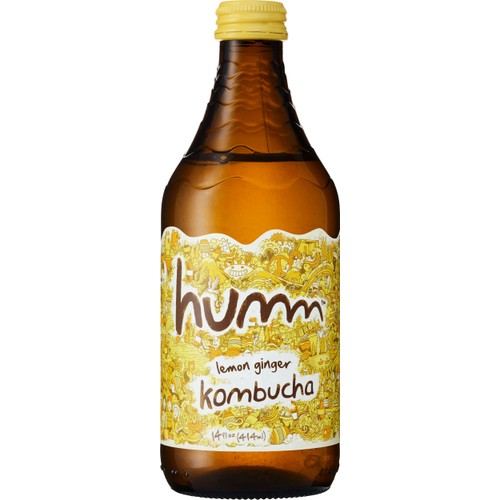 Kombucha Lemon Ginger 414ml Humm