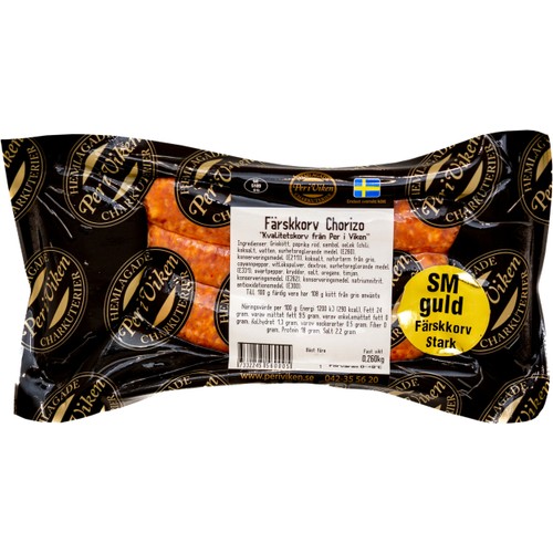 Färskkorv Chorizo 3-pack 260g Per i Viken Chark