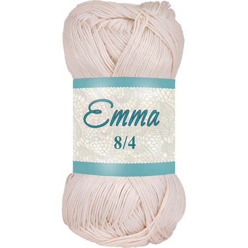 Garn Emma 005 Ecru 100g Falkgarn