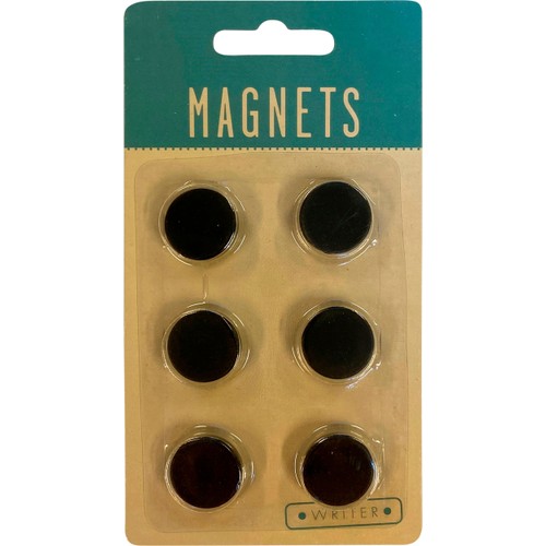 Magneter Svarta 6st Writer