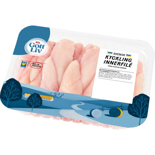 Kycklinginnerfilé Färsk 600g ICA Gott Liv