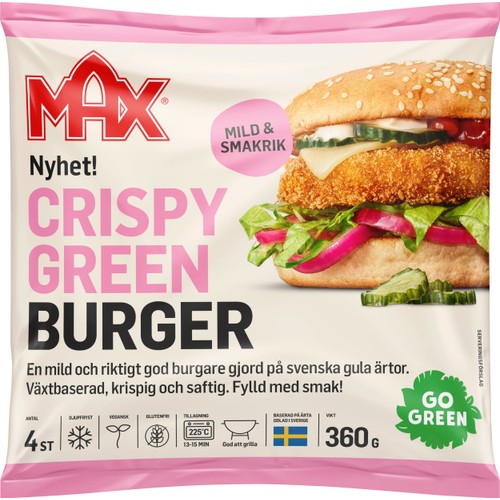 Crispy green burger 360g Max