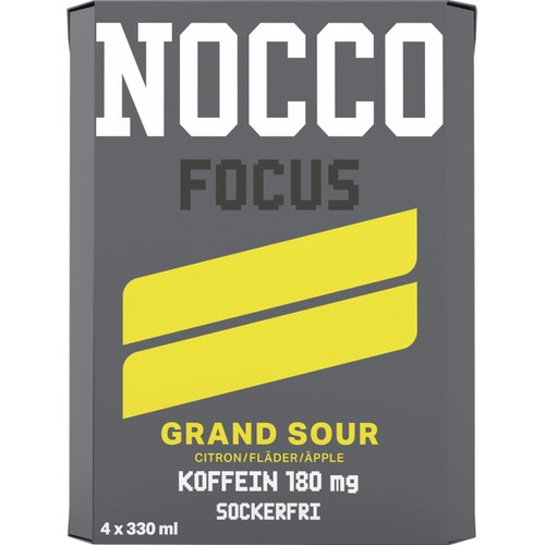 Energidryck Focus Grand Sour 4p 33cl Nocco