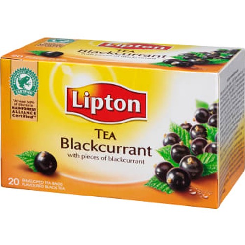 Blackcurrant te 20-p Lipton