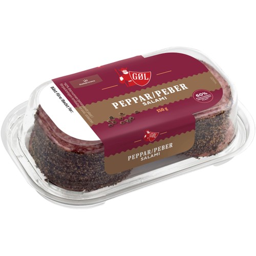 Pepparsalami skivad 150g Göl Pölser
