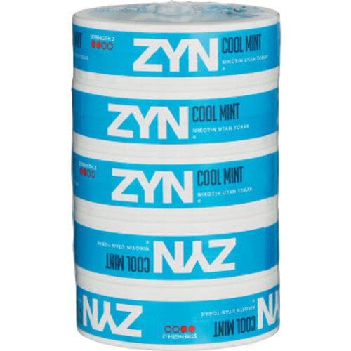 Nikotinpåse utan tobak Cool Mint Medium 5-p Zyn