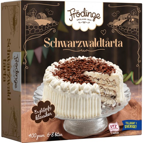 Schwarzwaldtårta Fryst 400g Frödinge