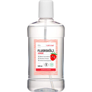 Fluorskölj Junior 500ml ICA Hjärtat