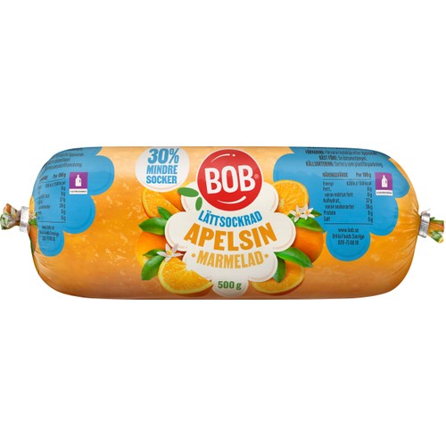 Lättsockrad Apelsinmarmelad Refill 500g BOB