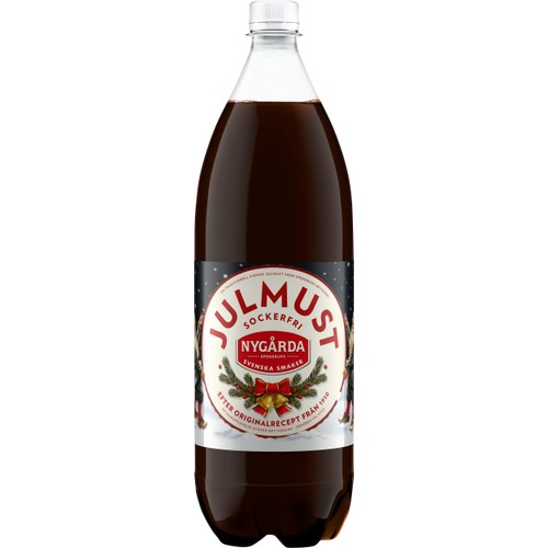 Läsk must Nygårda Julmust S.fri 1.5l Nygårda