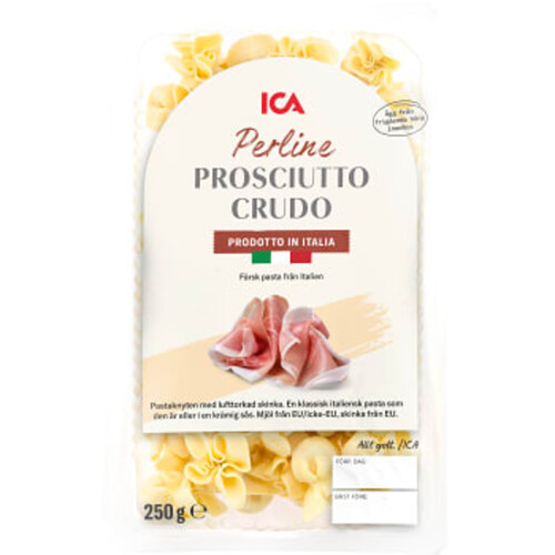 Pasta Perline Prosciutto Crudo Färsk 250g ICA
