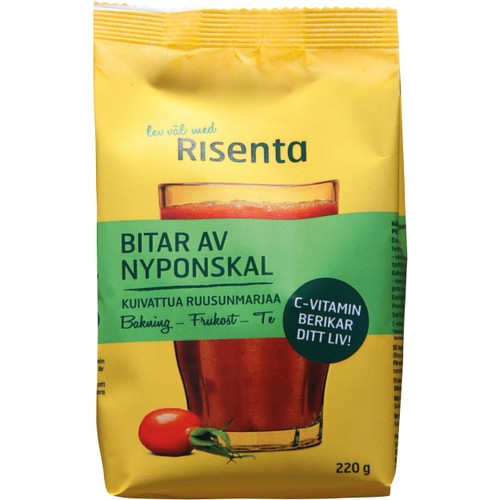 Bitar av nyponskal 220g Risenta