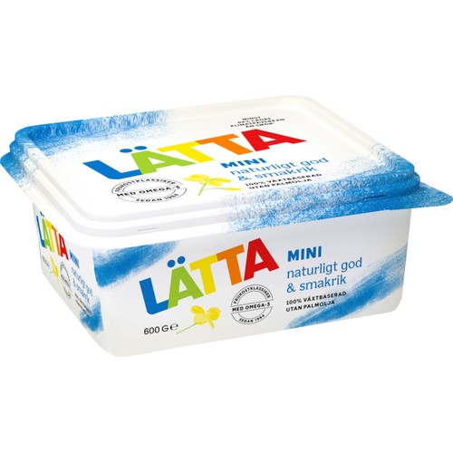 Margarin Mini växtbaserat 30% 600g Lätta