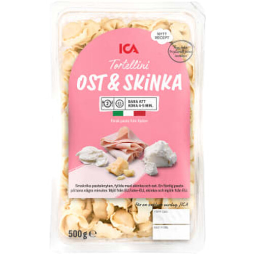 Pasta Tortellini Ost & Skinka Färsk 500g ICA
