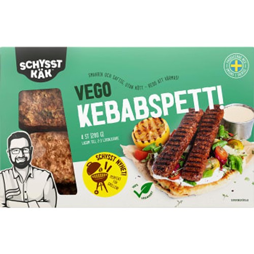 Vegokebabspett 280g Schysst käk