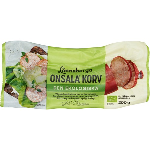 Korv Rökt Ekologisk 200g Onsala
