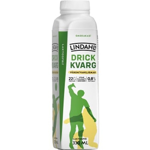 Drickkvarg Päron & Vanilj Laktosfri 330ml Lindahls