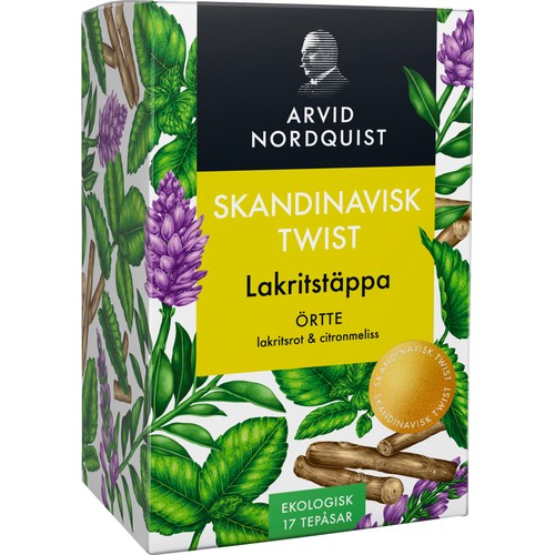Örtte Larkitstäppa Lakritsrot & Citronmeliss Eko 17-p Arvid Nordquist