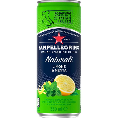 Läsk Limone Menta 33cl San Pellegrino