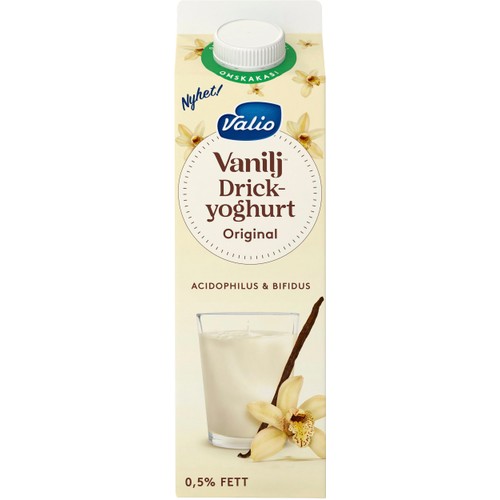 Drickyoghurt Vanilj Original 0,5% 950g Valio