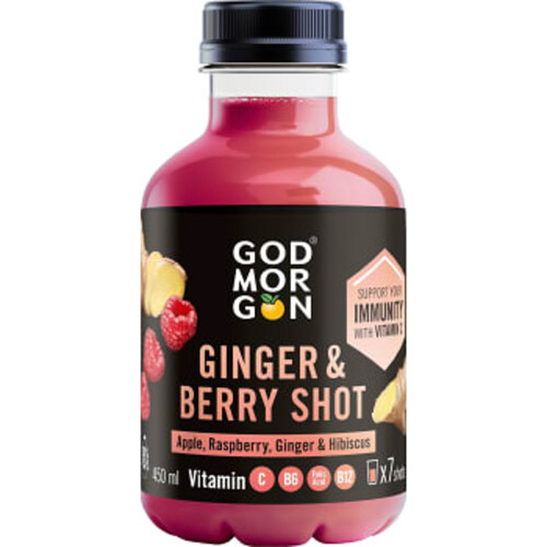 Ginger & Berry Shot 450ml God Morgon®