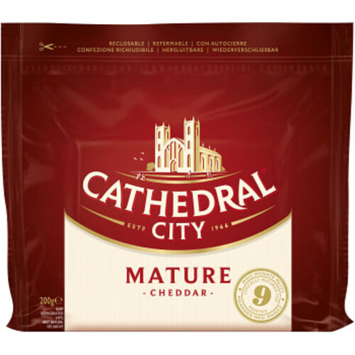 Cheddar Mature 200g Cathedral city