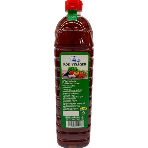 Vinäger Röd 1l Farm