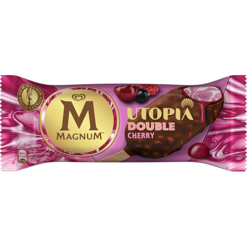 Glasspinne Utopia double cherry 1-p Magnum