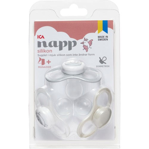 Napp Silikon Björn 4mån+ 3-p ICA
