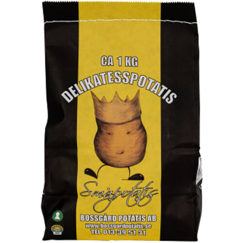 Delikatesspotatis Små 1kg Bossgård Potatis