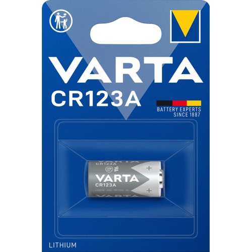 Litiumbatteri CR123A 3V 1-p