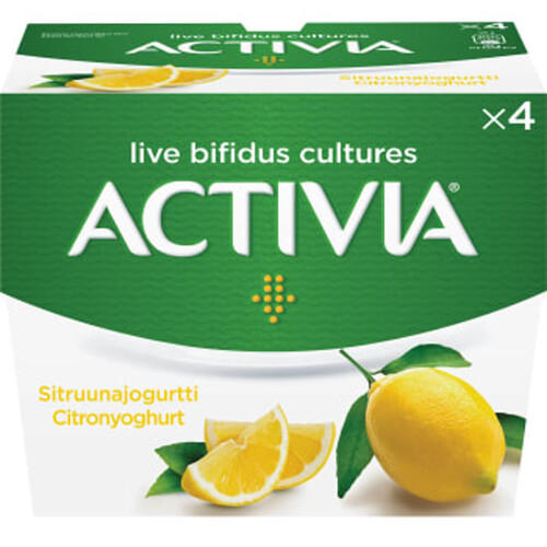Yoghurt Citron 500g 4-p Activia