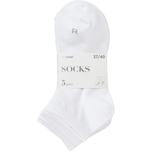 Socka 5p Quick Dry Vit 37/40 mywear