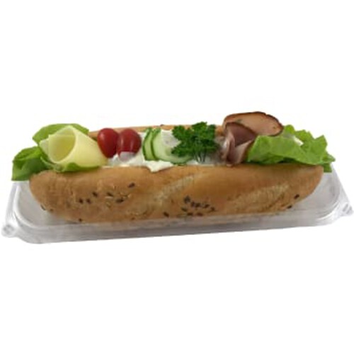 Baguette med Ost- & skinkröra ca 300g