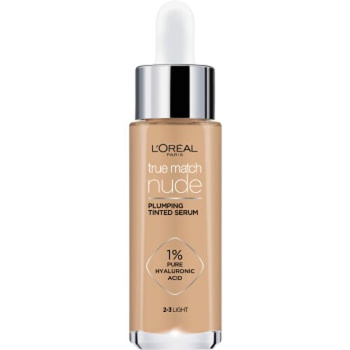 Foundation True Match Nude Plumping Tinted Serum Light 2,3 30ml L’Oréal Paris