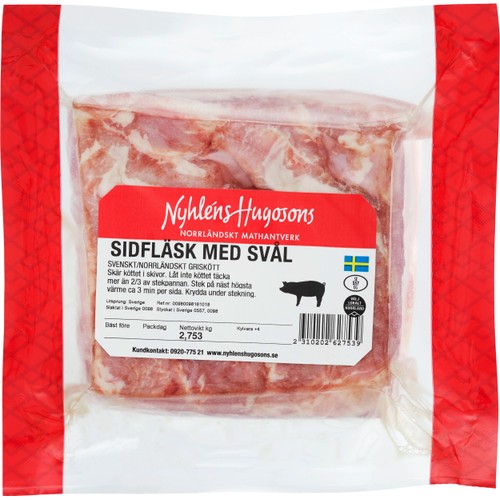 Sidfläsk i bit ca 450g
